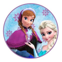 Painel Redondo 50x50 - Frozen - PAINEL E CORES