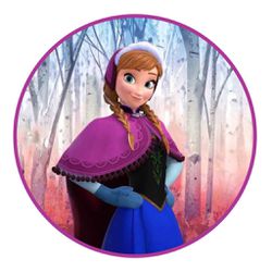 Painel Redondo 50x50 - Frozen - PAINEL E CORES
