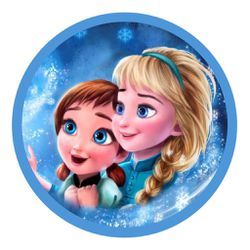 Painel Redondo 50x50 - Frozen - PAINEL E CORES