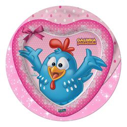 Painel Redondo 50x50 - Galinha Pintandinha - PAINEL E CORES