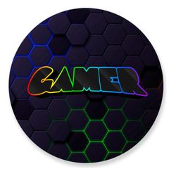 Painel Redondo 50x50 - Gamer - PAINEL E CORES