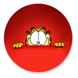 Painel Redondo 50x50 - Garfield - PAINEL E CORES