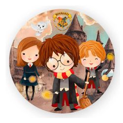 Painel Redondo 50x50 - Harry Potter - PAINEL E CORES