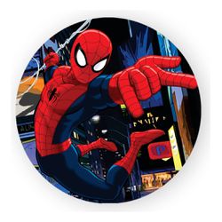 Painel Redondo 50x50 - Homem Aranha - PAINEL E CORES