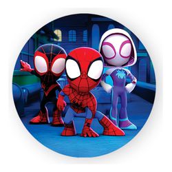 Painel Redondo 50x50 - Homem Aranha - PAINEL E CORES