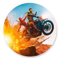 Painel Redondo 50x50 - Homem Aranha - PAINEL E CORES