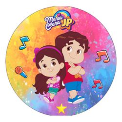 Painel Redondo 50x50 - Maria Clara e JP - PAINEL E CORES