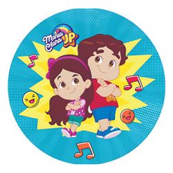 Painel Redondo 50x50 - Maria Clara e JP - PAINEL E CORES