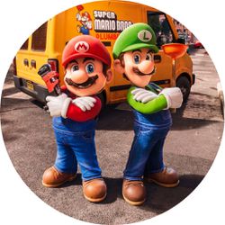 Painel Redondo 50x50 - Mario - PAINEL E CORES