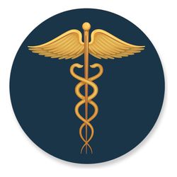 Painel Redondo 50x50 - Medicina - PAINEL E CORES