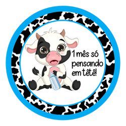 Painel Redondo 50x50 - Mês Versário - PAINEL E CORES