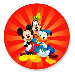 Painel Redondo 50x50 - Mickey - PAINEL E CORES