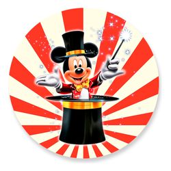 Painel Redondo 50x50 - Mickey - PAINEL E CORES