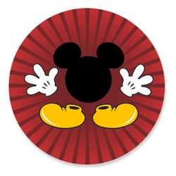Painel Redondo 50x50 - Mickey - PAINEL E CORES
