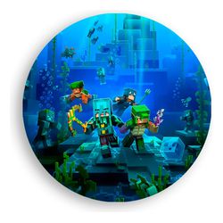 Painel Redondo 50x50 - Minecraft - PAINEL E CORES