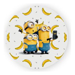Painel Redondo 50x50 - Minions - PAINEL E CORES