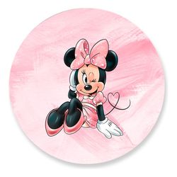 Painel Redondo 50x50 - Minnie - PAINEL E CORES