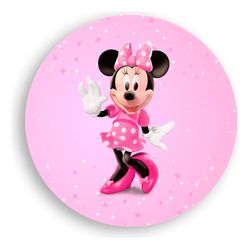 Painel Redondo 50x50 - Minnie - PAINEL E CORES
