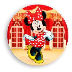 Painel Redondo 50x50 - Minnie - PAINEL E CORES