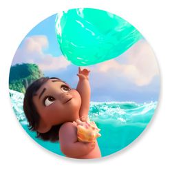 Painel Redondo 50x50 - Moana - PAINEL E CORES