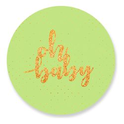 Painel Redondo 50x50 - Oh Baby - PAINEL E CORES