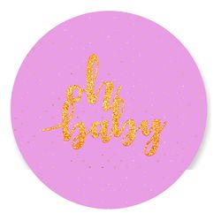 Painel Redondo 50x50 - Oh Baby - PAINEL E CORES