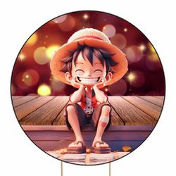 Painel Redondo 50x50 - One Piece - PAINEL E CORES