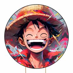 Painel Redondo 50x50 - One Piece - PAINEL E CORES