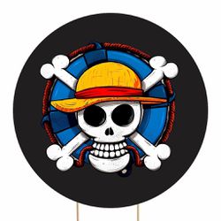 Painel Redondo 50x50 - One Piece - PAINEL E CORES