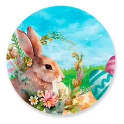 Painel Redondo 50x50 - Páscoa - PAINEL E CORES