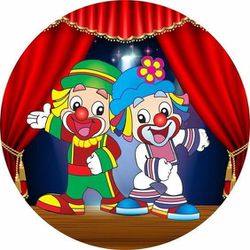 Painel Redondo 50x50 - Patati e Patata - PAINEL E CORES