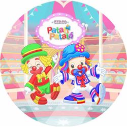 Painel Redondo 50x50 - Patati e Patata - PAINEL E CORES