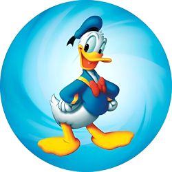 Painel Redondo 50x50 - Pato Donald - PAINEL E CORES