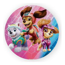 Painel Redondo 50x50 - Patrulha Canina - PAINEL E CORES