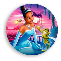 Painel Redondo 50x50 - Princesas - PAINEL E CORES