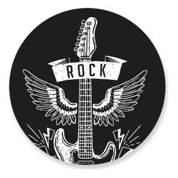 Painel Redondo 50x50 - Rock - PAINEL E CORES