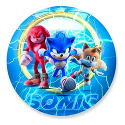 Painel Redondo 50x50 - Sonic - PAINEL E CORES