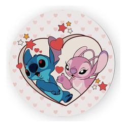 Painel Redondo 50x50 - Stitch - PAINEL E CORES