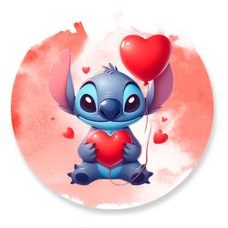 Painel Redondo 50x50 - Stitch - PAINEL E CORES