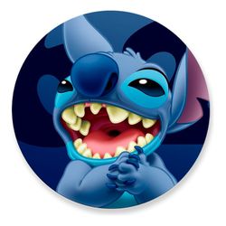 Painel Redondo 50x50 - Stitch - PAINEL E CORES