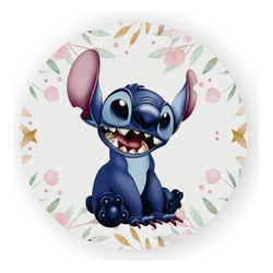 Painel Redondo 50x50 - Stitch - PAINEL E CORES