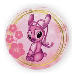 Painel Redondo 50x50 - Stitch - PAINEL E CORES