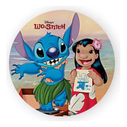 Painel Redondo 50x50 - Stitch - PAINEL E CORES