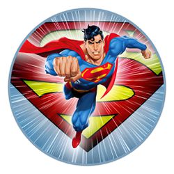 Painel Redondo 50x50 - Superman - PAINEL E CORES