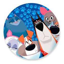 Painel Redondo 50x50 - The Secret Life - PAINEL E CORES