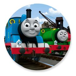 Painel Redondo 50x50 - Thomas e Friends - PAINEL E CORES