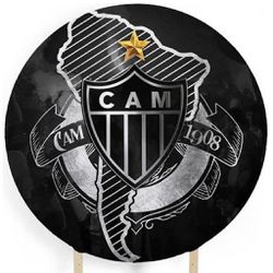 Painel Redondo 50x50 - Times Futebol - PAINEL E CORES