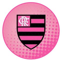 Painel Redondo 50x50 - Times Futebol - PAINEL E CORES