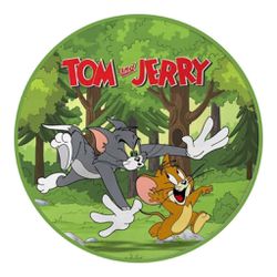 Painel Redondo 50x50 - Tom e Jerry - PAINEL E CORES