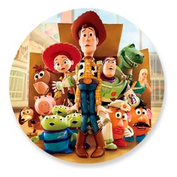 Painel Redondo 50x50 - Toy Story - PAINEL E CORES